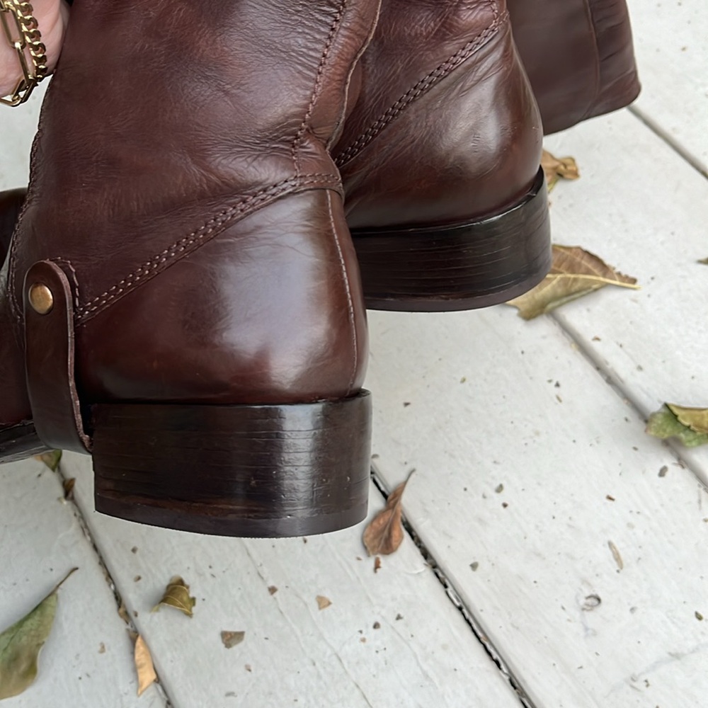 Brown Leather Riding Boots - Picture 7 of 8
